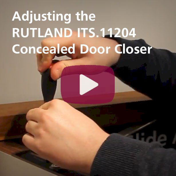 Concealed Door Closer Adjustment (ITS.11204)